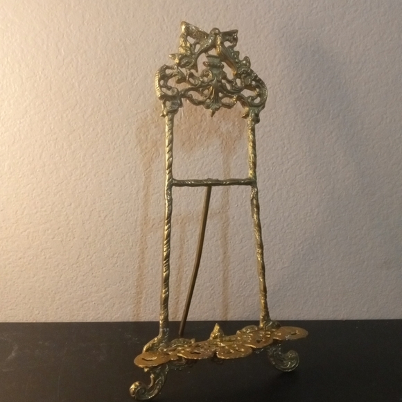 STUNNING Art Noveau Solid Brass Carved 14